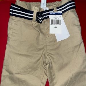 Baby Boy Ralph Lauren Belted Chino Trousers